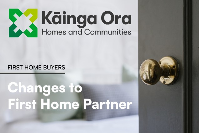 Changes - Kāinga Ora First Home Partner Scheme